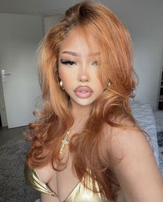 Y2k Hairstyles, Cute Makeup Looks, Orange Hair, Baddie Hairstyles, Hair Inspo Color, Ginger Hair, Aesthetic Hair, Pretty Hairstyles, Hair Looks