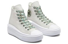 A00838C Chuck Taylor All Star Move, Sneaker Games, Converse Chuck Taylor All Star, Chuck Taylor All Star, Gray Green, Converse Chuck, Chuck Taylor, High Top, All Star