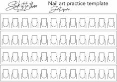 Nails Hojas, Nail Art Practice, Acrylic Templates, Nail Art Stencils