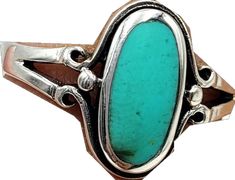 Adjustable Oval Turquoise Ring With Patina, Oval Turquoise Ring With Patina, Turquoise Oval Ring With Patina, Turquoise Stone Ring, Ring Turquoise, Boho Ring, Boho Rings, Ring Silver, Stone Ring