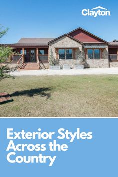 the exterior styles across the country