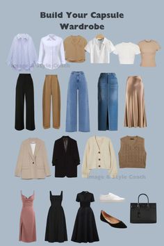 Chic Capsule Wardrobe, Capsule Wardrobe Essentials, Capsule Wardrobe Outfits, Fashion Capsule Wardrobe, Classic Style Outfits