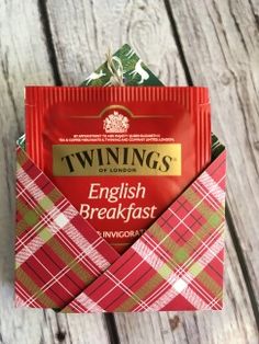 two kings english breakfast tea in an envelope