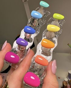 🌈 Instant serotonin boost on your nails 💅 Solid color sets can be one color or 10 different you pick!! Solid color bundles & MYSTERY solid color bundles are available on the website to order at any time in unlimited quantities 🩷 Comment below your favorite! XOXO Chloe 🩷 #rainbownails #pressonnailset #pressonnails #pressonnailsforsale Rainbow Nails, One Color, Nail Inspo, You Nailed It, Nail Colors