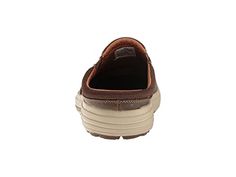 SKECHERS Classic Fit Porter - Vamen - zappos.com Brown Slip-on Sneakers For Sports, Brown Slip-on Slides With Arch Support, Brown Slip-on Sneakers With Arch Support, Brown Slip-on Sneakers With Cushioned Footbed, Casual Slip-on Mules For Outdoor, Casual Leather Slides With Rubber Sole, Brown Slip-on Slides, Casual Leather Slip-on Slides, Brown Slip-on Casual Slides