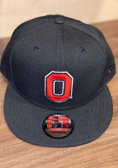 New Era Ohio State Buckeyes Black 9FIFTY Mens Snapback Hat - 59006234 Mens Snapback Hats, New Era Hat, The Ohio State University, Ohio State University, Cleveland Indians, Ohio State Buckeyes, Cleveland Browns, Fan Gear, Ohio State