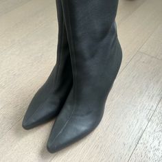 A Sleek Wedge Heel Heightens The Modern Allure Of This Outfit-Making Pointy-Toe Bootie. These Have Only Been Worn Once So Still In Excellent Condition. -7 1/4" Shaft -3.54" Leather Stacked Wedge -Leather Upper, Lining And Sole Bone Shoes, Outfit Making, Rag & Bone, Wedge Heels, Wedge Boot, Bootie, Bootie Boots, The Modern, Phoenix