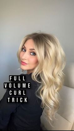 Frizzy Ends Of Hair, How To Add Volume To Crown Of Head, Volume In Hair How To Get, How To Curl Long Layered Hair, How To Get Volume On Top Of Head, Big Hair Curls Volume, How To Volumize Your Hair, Big Volume Curls Long Hair, Curling Long Hair