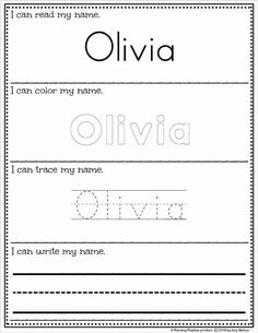 a printable worksheet with the words oliva and ovva