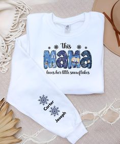 Christmas Mama Sweatshirt, Custom Christmas Mama Sweatshirt, Christmas Mom Gift, Coquette Bow Christmas Mama, Custom Christmas Shirt for Mom Product features - Without side seams for a clean look - Ribbed collar retains its shape - Embroidery option available - Medium-heavy fabric blend for warmth - Ethically sourced materials and dyes Care instructions - Machine wash: cold (max 30C or 90F) - Non-chlorine: bleach as needed - Tumble dry: low heat - Do not iron - Do not dryclean Bow Christmas, Coquette Bow, Christmas Gifts For Mom, Christmas Shirt, Kid Names