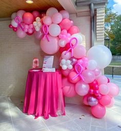 Cancerversary Celebration Ideas, Pink Ribbon Party Ideas, Breast Awareness Month Ideas, October Breast Awareness Month Ideas, Breastcancerawareness Decor, Dig Pink, Launch Event Ideas, Pink Ribbon Awareness October