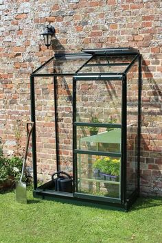 Halls Wall Garden | Halls Greenhouse | Greenhouses Small Green House, Greenhouse Staging, Green Wall Garden, Curved Pergola, Greenhouses For Sale, Pergola Diy