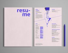 a resume is shown on top of a piece of paper