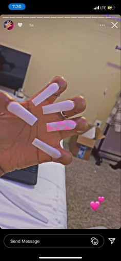 Nails Coffin Short, Simple Acrylic, Drip Nails, Simple Acrylic Nails, Glow Nails