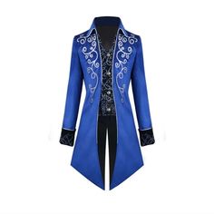 New With Tags. Toyfunny Men Steampunk Jacket Vintage Tailcoat Gothic Frock Coat Perfect For Cosplay, Halloween, Costume Party, Comicon Etc Dr Strange Size Large Color Blue Men Steampunk Jacket Vintage Tailcoat Gothic Frock Coat One Piece With Vest Illusion. We Can Guarantee That The Overall Style Displayed In The Photography Is Accurate, However There May Be Differences In How The Styly Appears During Wear. This Depends On Other Physical Variables, E.G. Personal Body Size, Body Shape, Limb Propo Steampunk Outerwear For Halloween Costume Party, Steampunk Costumes For Costume Party In Fall, Gothic Outerwear For Costume Party In Fall, Gothic Outerwear For Fall Costume Party, Fitted Punk Style Costumes For Winter, Gothic Long Sleeve Costume Outerwear, Gothic Long Sleeve Outerwear For Costume, Fitted Punk Winter Costumes, Fitted Punk Style Winter Costumes