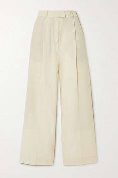 + NET SUSTAIN pleated merino wool-twill wide-leg pants Net Sustain, Wang Dress, Summer Inspiration, Modern Wardrobe, Best Practice, Complete Outfits, Animal Welfare, Wool Dress, Party Looks