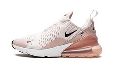 Pink Air Max 270, Cinderella Slippers, Cheap Volleyball Shoes, Womens Nike Air Max 270, Best Volleyball Shoes, Clothes Wishlist, Preppy Shoes, Shoe Ideas, Pink Running Shoes