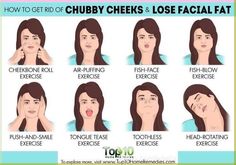 (you cant just lose alot of face fat by just doing these because its not possible to spot reduce ,this exercise can make a difference yes, but not a big one. so if u wang to drop alot of fat off ur face u may need to lose weight from ur body.so if you didnt get a big difference you should also lose body fat for ur face to get slimmer) Chin Lift, Cheek Fat, Face Fat Loss, Double Chin Exercises, Chin Exercises, Face Fat, Easy Exercises