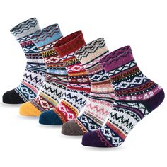 PRICES MAY VARY. 29% Cotton, 35% Soft Wool, 36% Polyester Imported Machine Wash 【★NO GIFT BOX!!!!!】🎄🎄【PREMIUM MATERIAL & BENEFITS】: 5 Pack of womens warm winter socks. These thick warm socks are super soft, breathable and don't deform easily, which will provide you comfortable and warm wearing experience during cold weather. 🎄🎄【PERFECT SIZE & CARE 】 : MORECOO women wool socks are designed into standard US SIZE, free size 23 to 25 cm, suitable for women US shoe sizes 5 to 9. These womens thic Cabin Gifts, Womens Wool Socks, Socks Gifts, Vintage Socks, Soft Socks, Fluffy Socks, Women Crew Socks, Soft Sock, Fuzzy Socks