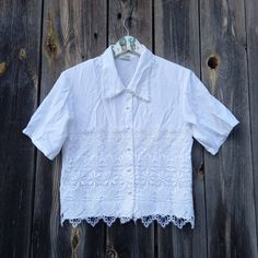 90s Lase White blouse for women Vintage top summer party Shirt office style Shorts sleeve Retro clothes Classic Clothing Made in France S Size Small S 36% polyester, 64% viscoce  Made in France  Good condition 9 out of 10 Measurement: Shoulders 16 inch, 41 cm Bust 35 inches, 89 cm Waist 35 inches,89 cm Length 21 inches, 53cm Sleeve 9.5 inches, 24cm Fitted Half Sleeve Summer Shirt, Summer Half Sleeve Cotton Blouse, Summer Cotton Blouse, Half Sleeve, Summer Half Sleeve Tops For Day Out, Summer Cotton Blouse With Half Sleeves, White Summer Blouse With Collar, White Half-sleeve Summer Blouse, White Half Sleeve Summer Blouse, Fitted Collar Blouse For Summer