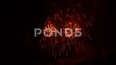 fireworks in the night sky with red and yellow colors stock photos, images and royalty illustrations