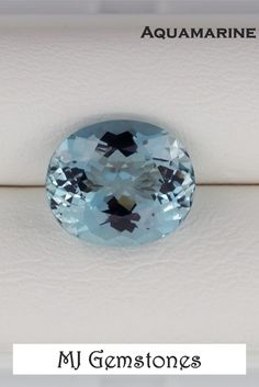 Loose Aquamarine Gemstone from Madagascar ◊ Carat Weight: 2.82ct ◊ Cut: Oval Shape ◊ Color: Blue ◊ Clarity: Eye-Clean ◊ Measurement: 9.96×8.54×5.79mm ◊ Treatment: None ◊ Locality: Madagascar ◊ Mineral: Beryl ◊ Birthstone: March ◊ Stock No. 21067 #mjgemstones #gems #gem #gemstone #gemstones #loosegems #aquamarine #aquamarines #aquamarinering #marchbirthdays #marchbirthstone Aquamarine Engagement Ring, Aquamarine Necklace, Aquamarine Crystal, Aquamarine Jewelry, Aquamarine Stone, Colored Gems