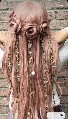 Fantasy Hair, Hair Reference, Hair Art, Aesthetic Hair, Hair Dos, Hair Designs, Prom Hair, Pretty Hairstyles