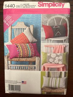 the sewing pattern for this chair is very easy to sew and has many different colors