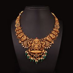 Intricate Malini Nakshi Necklace New Model Necklace Designs Gold, Nakashi Jewellery Indian Jewelry, Nandi Jewellers, Nakshi Necklace Designs, Long Chain Designs, Long Haram Gold Jewellery Designs, Necklace Designs Gold Indian, Nakshi Necklace, Nakshi Jewellery