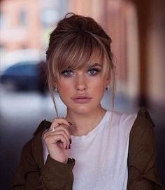 4c Hair, Long Hair With Bangs, Short Hairstyle, Great Hair, Hair Dos, Hairstyles With Bangs, Fine Hair, Textured Hair, Medium Length Hair Styles