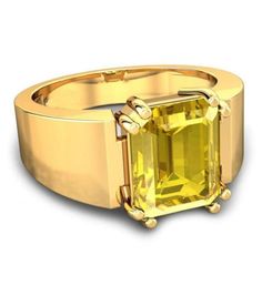 "Natural Certified Yellow Sapphire/ Pukhraj 4.00-11.00 Ct. Panchdhatu Rashi Ratan Astrological Purpose Free shipping Product  : Ring Gemstone : Yellow Sapphire (Pukhraj) Stone Size :  3.70 ct- 10 ct. (4 to 11 Ratti) Metal : PanchDhatu Natural Certified Yellow Sapphire Pukhraj 4.00-11.00 carat Panchadhatu Astrology Ring For Men and Women.The product in display is a Gemstone and it is finished in an attractive yellow color. The Yellow Sapphire Gemstones popularly known as Pukhraj is the stone of J Luxury Gold Men's Ring With Single Cut Diamonds, Luxury Men's Yellow Gold Ring With Accent Stones, Luxury Yellow Gemstone Men's Ring, Guru Ring Design For Men, Luxury Yellow Men's Ring With Gemstone, Luxury 22k Yellow Gold Men's Ring, Guru Stone Ring Design For Men, Yellow Sapphire Gold Ring Designs For Men, Yellow Sapphire Ring Men Gold