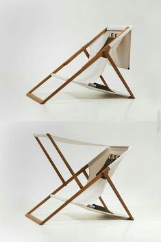 the folding chair is designed to look like it could be used as a magazine rack