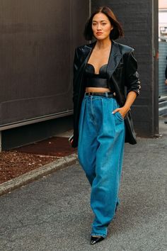 Lady Pants, Fashion Week Outfit, Looks Street Style, Street Style Trends, Spring Street Style, Street Style Inspiration, Fashion Week Street Style, Milan Fashion Week