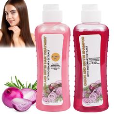 PRICES MAY VARY. 【Natural Hair Care】: This shampoo is made with natural ingredients such as onion extract, rosemary and biotin, which ensures no damage to the scalp while promoting hair growth and preventing hair loss. 【Moisturizing Conditioning】: Our hair treatment moisturizes, conditions and softens your hair. The special properties of onion extract help strengthen and promote hair growth while also providing heat protection and heat straightening benefits. 【Promotes Hair Growth】: Biotin adds Onion Shampoo For Hair Growth, Best Hair Growth Products, Rosemary Shampoo, Silicone Free Shampoo, Conditioner Hair, Hair Growth Shampoo, Healthier Hair, Hair Follicles, Essential Nutrients