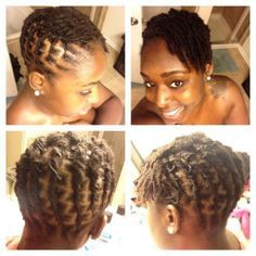 1000+ images about Short loc styles Starter Locs Short 4c Hair Styles, Short Loc Styles For Women Updo For Wedding, Coiled Locs, Lox Styles, Loc Knots, Short Dreadlocks Hairstyles, Locs Updo, Short Dread Styles, Sisterlocks Installation