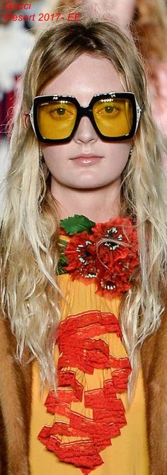 Gucci Resort 2017- EE Gucci Cruise, Gucci Spring, Guccio Gucci, Altered Couture, Fashion 2016, Heart Fashion, Alessandro Michele, Gucci Sunglasses, Cruise Control