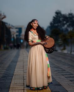 Gorgeous Light Color Ashenda Dress Ashenda Dress, Ethiopian Dresses, Habesha Dress, Ethiopian Traditional Dress, Ethiopian Dress, Habesha Kemis, Group Outfits, Church Ceremony, Traditional Dress