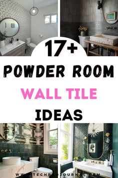 If you’re sick of plain walls, explore powder room wall tile ideas that bring texture and style to your space. These powder room wall tile ideas will give your space a refreshing, modern twist. Powder Room Wall Tile, Wall Tile Ideas, Grey Marble Tile, Room Wall Tiles, Best Powder, Herringbone Tile, Large Format Tile, Black And White Tiles