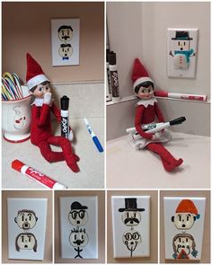 December 24 Elf On The Shelf, Family Elf On The Shelf Ideas, Farewell Ideas For Elf On The Shelf, Elf On The Shelf For 2 Elves, Elf On Shelf Back Ideas, Elf On The Shelf Ideas With M&ms, 2 Elf On The Shelf Ideas Funny, Elf On The Shelf Moving To New House, Introducing Second Elf