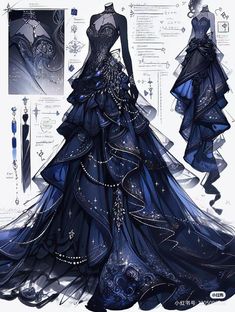 #dress Fashion Design Patterns, Fashion Illustration Dresses, Dress Sketches, Fantasy Gowns