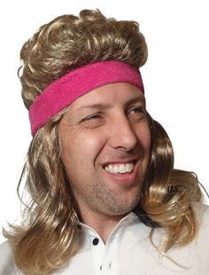 PRICES MAY VARY. PACKAGE INCLUDES - The Fashionable 80s Mullet with Pink Headband REAL LOOK - Hair is Designed to Look Real - Takes you Back to the 80s in a Flash READY TO WEAR - Pre Styled Upon Arrival Simply Open and Shake the Wig Out for a Full Free Flow Look PARTY - This Costume is Great for All Parties - 80s Disco - Halloween - Christmas - Office Party - Rock Concert - Punk Show - Heavy Metal - Mullet America Look - HillBilly - White Trash - Tennis Player - Pop Star - Bachelor - College Fra 80s Mullet, Joe Dirt, Long Blonde Wig, Mullet Wig, 80s Disco, Men's Wigs, Pink Headbands, Game Costumes, Rock Concert