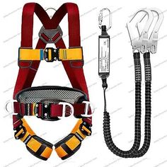 ad eBay - Power construction,mountain climbing, high-altitude operation,project protection, external wall cleaning,fire rescue, etc. Safety belt webbing width: 4.4cm wide, 1.7mm thick. Safety belt material: high-strength polyester + alloy steel. Wall Cleaning, Climbing Training, Safety Harness, Outdoor Climbing, Facilities Maintenance, Cleaning Walls, Safety Belt, Mountain Climbing, High Altitude