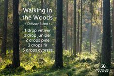 Essential Oil Combos, Thick Forest, Juniper Essential Oil, Walking In The Woods, Are Essential Oils Safe, Aromatherapy Essential Oils, Doterra Essential Oils Recipes