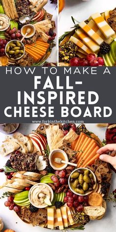 how to make a fall inspired cheese board