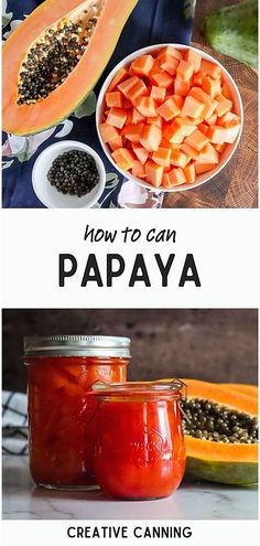 how to can papaya in the microwave