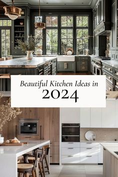 Multipurpose Kitchen Island, Big Kitchen Design, Open Space Kitchen, Kitchen Counter Design, Studio Mcgee Kitchen, Modern Organic Decor, Modern Townhome, Kitchen And Breakfast Nook, Kitchen Island Designs