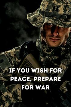 "If you wish for peace, prepare for war" is one of my favorite motivational military quotes. That´s why this Slogan deserves an Army Wall Art for itself. Army Motivational Quotes, Motivational Military Quotes, Military Quotes, Motivational Wall, Motivational Wall Art, Motivational Quotes, Canvas Art