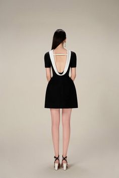 Black Cowl Neck Dress | MEAN BLVD Summer A-line Mini Dress With Back Opening, Chic Closed Back Dress For Date Night, Elegant V-neck Backless Dress With Cutout Back, V-neck Mini Dress With Cutout Back For Evening, Back Zipper Mini Backless Evening Dress, Back Zipper Mini Backless Dress For Evening, Backless Mini Dress With Back Zipper For Evening, Mini Backless Dress With Back Zipper For Evening, Summer Evening A-line Short Sleeve Dress