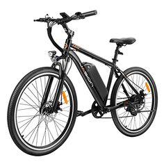 an electric bicycle is shown with the front wheel and seat folded up, on a white background