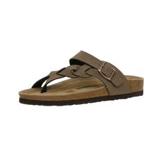 Women's Cushionaire comfort Cork footbed sandal. Stay cool with these high quality sandals that will give you comfort throughout your day. Size: 11.  Color: Brown.  Gender: female.  Age Group: adult. Casual Toe Post Footbed Sandals With Textured Footbed, Comfortable Synthetic Toe Loop Sandals, Comfortable Synthetic Toe Loop Footbed Sandals, Comfortable Leather Footbed Flat Flip Flops, Adjustable Flat Leather Footbed Sandals, Comfortable Toe Loop Sandals With Cushioned Footbed, Comfortable Synthetic Toe Post Footbed Sandals, Comfortable Footbed Sandals With Cork-bed Midsoles, Comfortable Sandals With Cushioned Footbed And Toe Loop